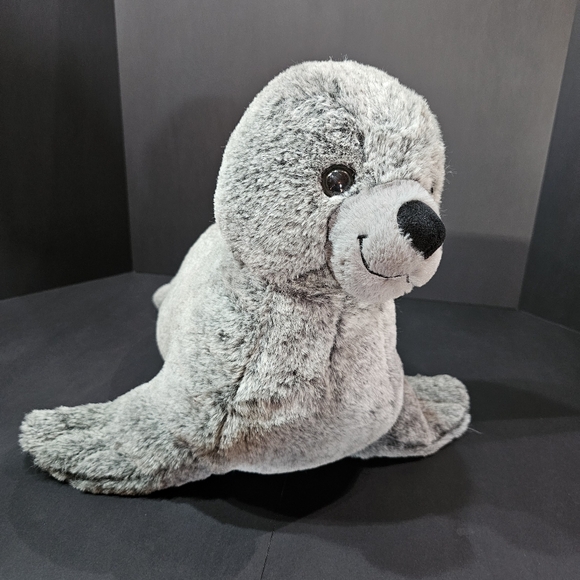 Seal Sea Lion  Plush Kellytoy Gray W/ Tags Stuffed Animal Toy Ocean 2022 EUC - Picture 2 of 8